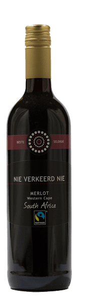 Nie Verkeerd Nie Merlot Fairtrade Nie Verkeerd Nie Merlot Fairtrade