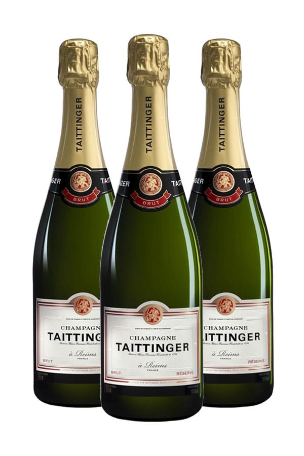 Champagne Taittinger Brut Réserve Wijnvoordeel – 3 flessen