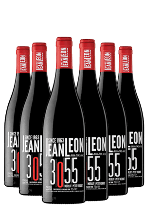 jean leon merlot petit verdot - 6 flessen