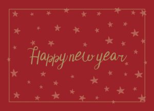 Kaartje Happy New Year