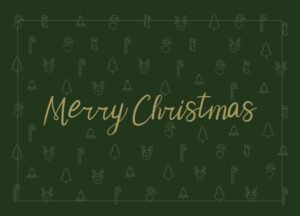 Kaartje Merry Christmas
